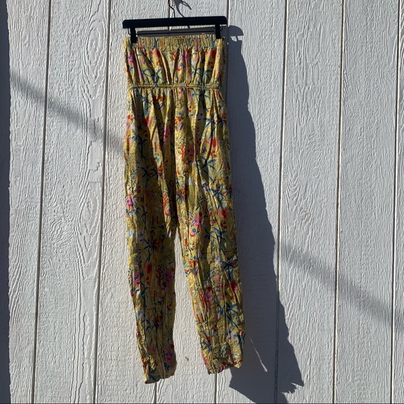 Roller Rabbit Moon Sun Print Yellow Jumpsuit - Picture 9 of 12